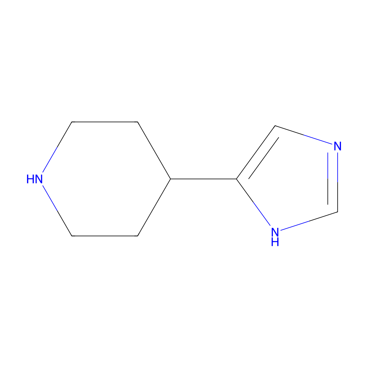 4-(1H-imidazol-4-yl)piperidine molecular structure, CAS 106243-23-6