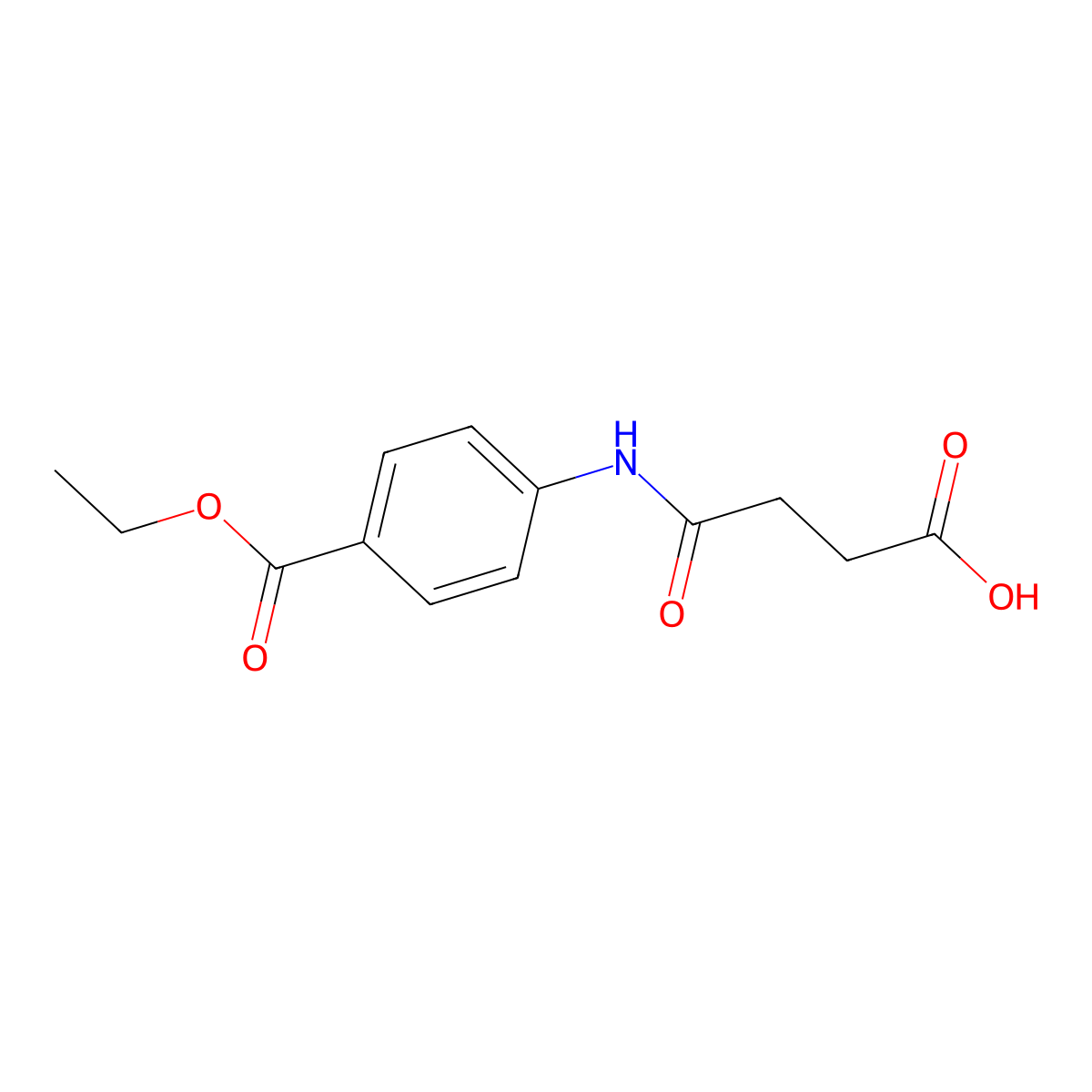 4'-(Ethoxycarbonyl)succinanilic acid molecular structure, CAS 106270-31-9