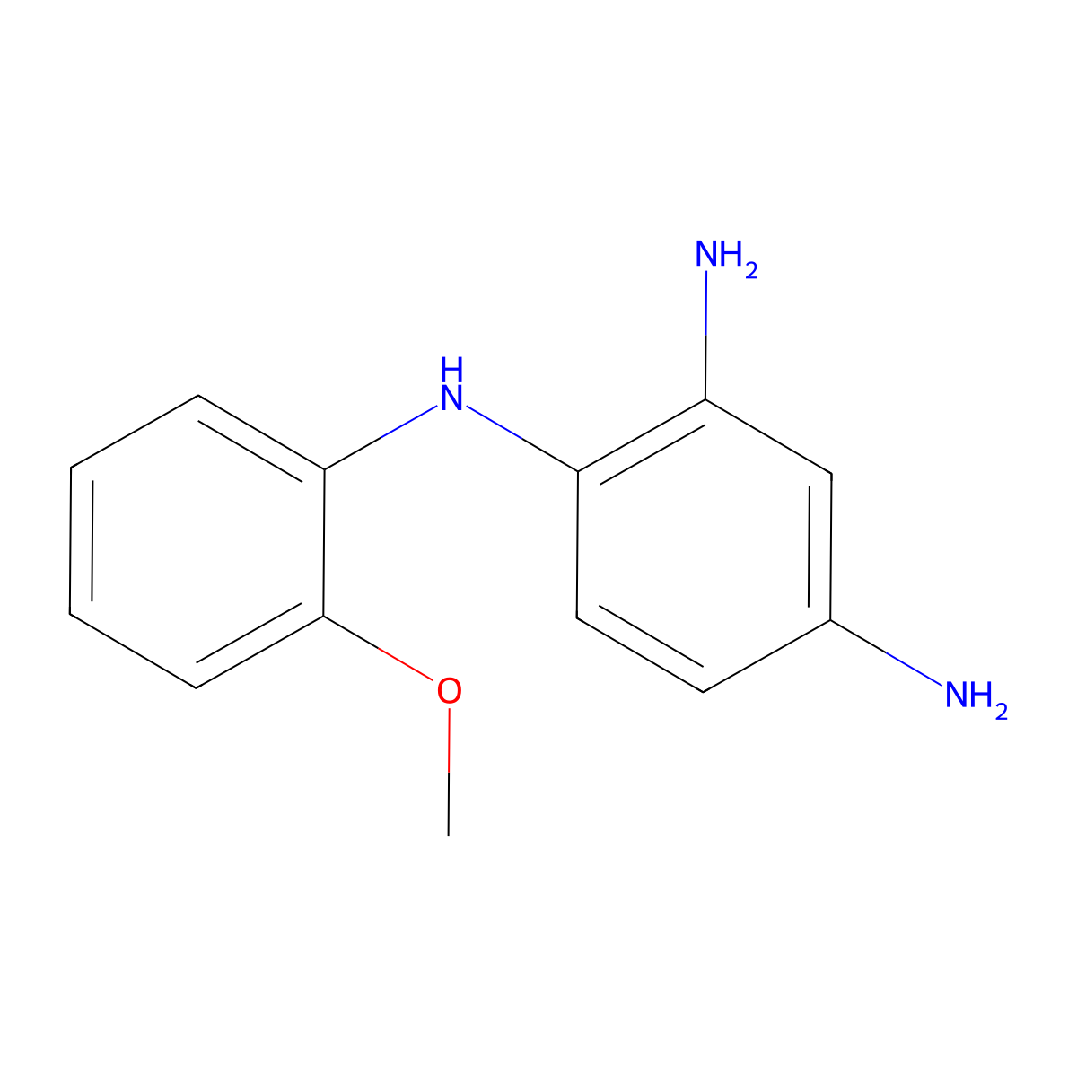 N1-(2-Methoxyphenyl)benzene-1,2,4-triamine molecular structure, CAS 106270-43-3
