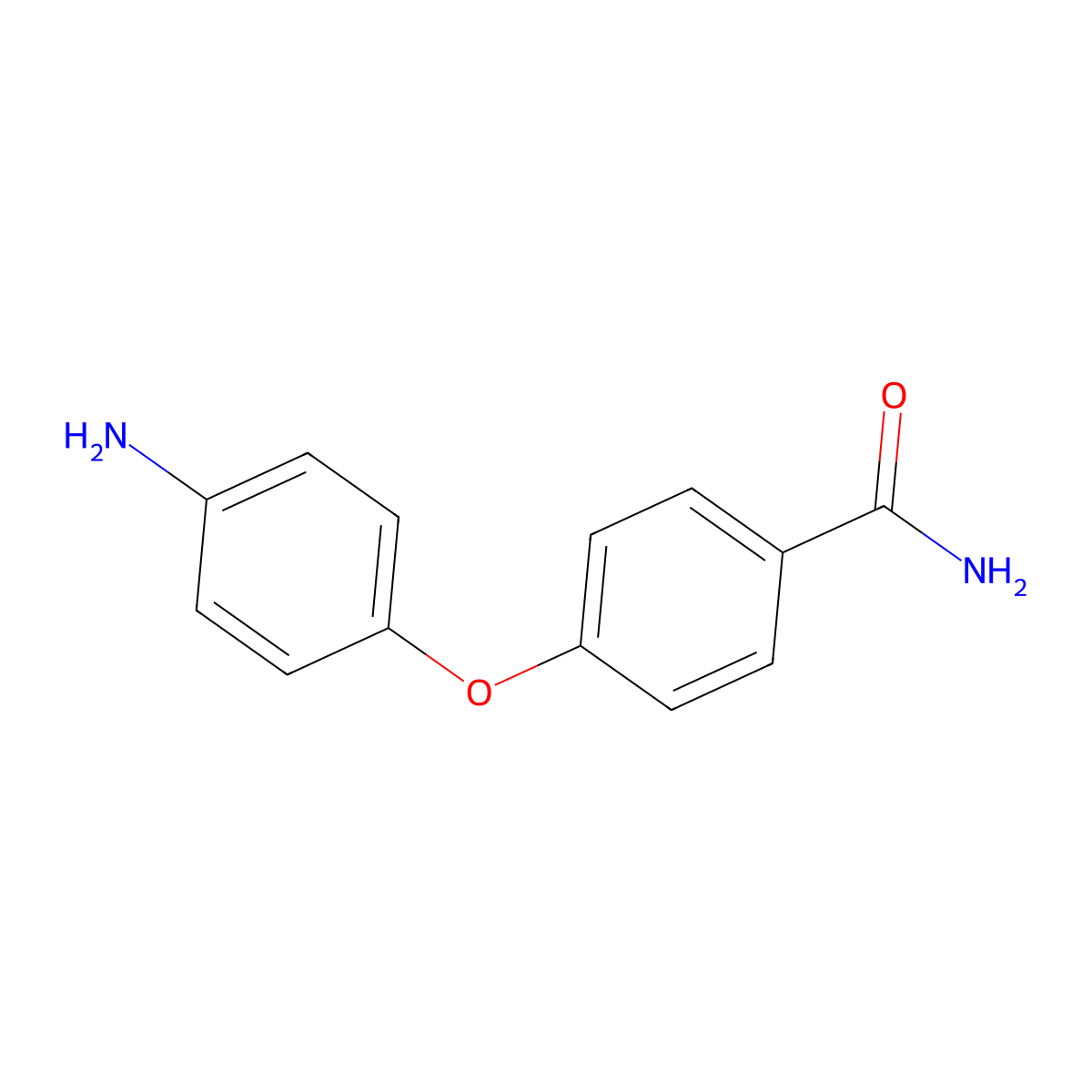 4-(4-Aminophenoxy)benzamide molecular structure, CAS 106273-44-3