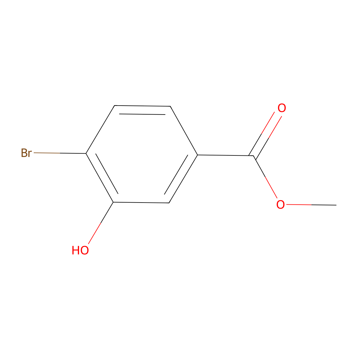 Methyl 4-Bromo-3-hydroxybenzoate molecular structure, CAS 106291-80-9