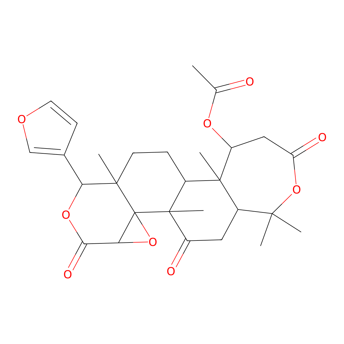 Nomilin molecular structure, CAS 1063-77-0