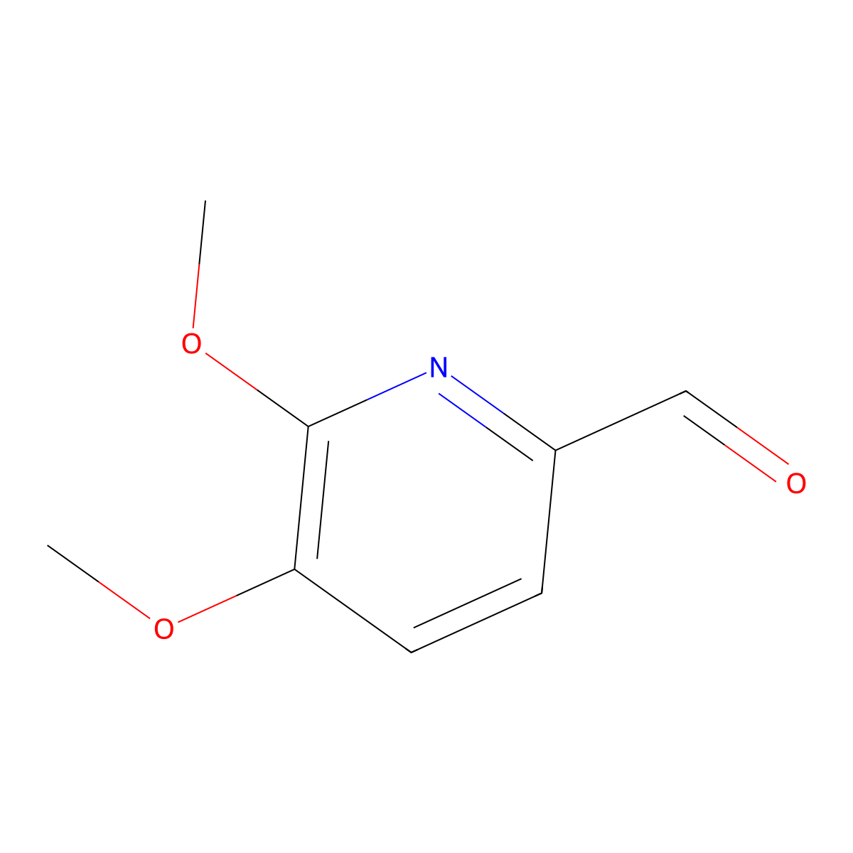 5,6-Dimethoxypyridine-2-carbaldehyde molecular structure, CAS 106331-68-4