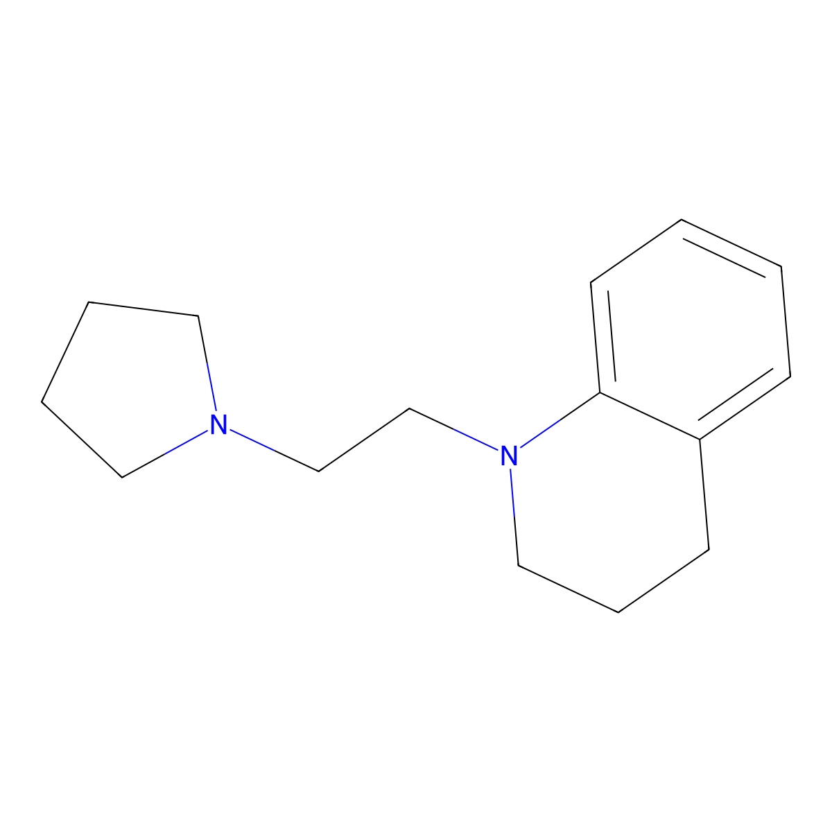 1-(2-(Pyrrolidin-1-yl)ethyl)-1,2,3,4-tetrahydroquinoline molecular structure, CAS 1063406-58-5