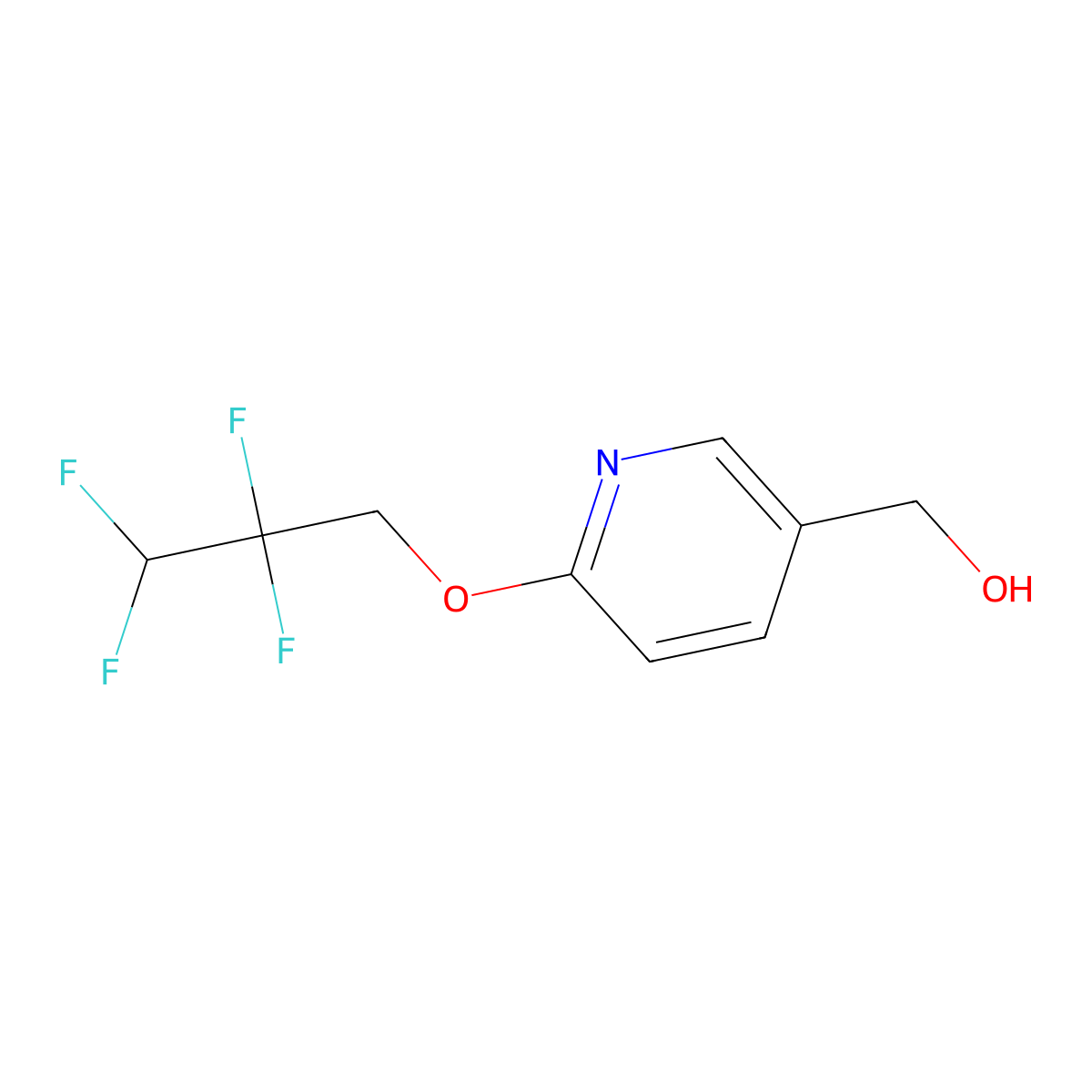 [6-(2,2,3,3-Tetrafluoropropoxy)pyridin-3-yl]methanol molecular structure, CAS 106341-50-8