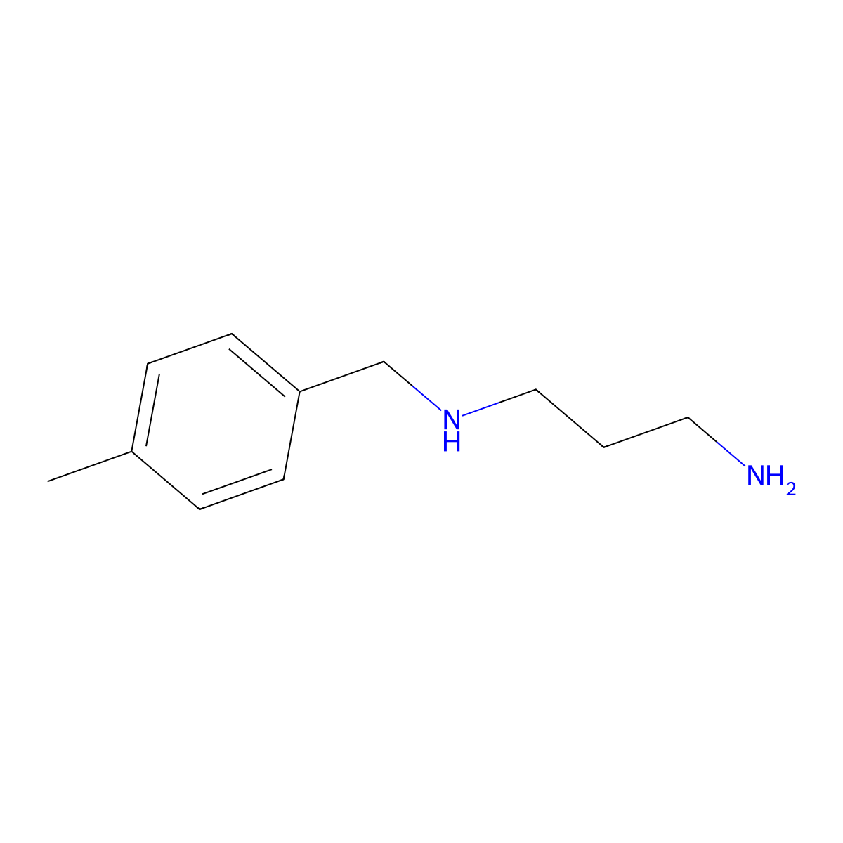N-(4-Methylbenzyl)propane-1,3-diamine molecular structure, CAS 106353-10-0