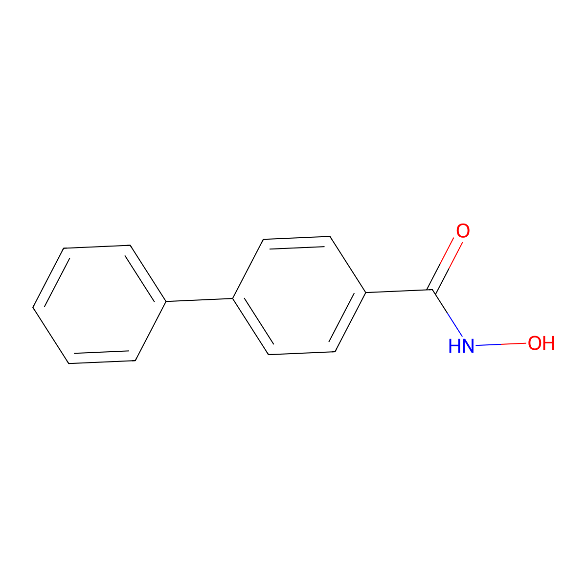 Biphenylhydroxamic acid molecular structure, CAS 106359-54-0