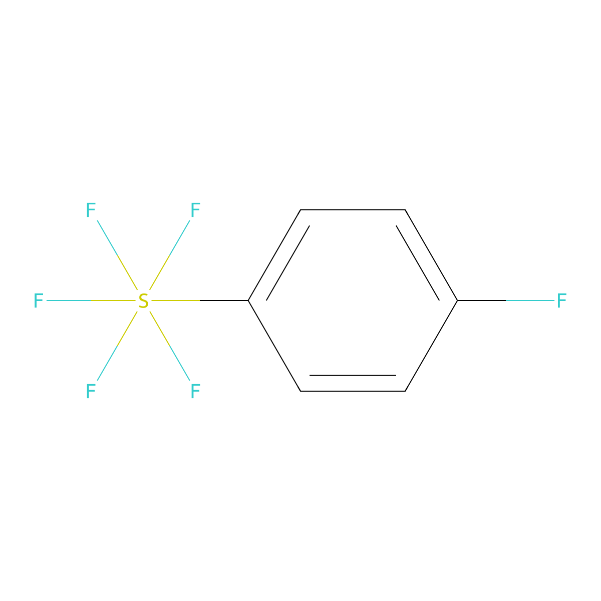 4-Fluorophenylsulfur Pentafluoride molecular structure, CAS 1063625-86-4