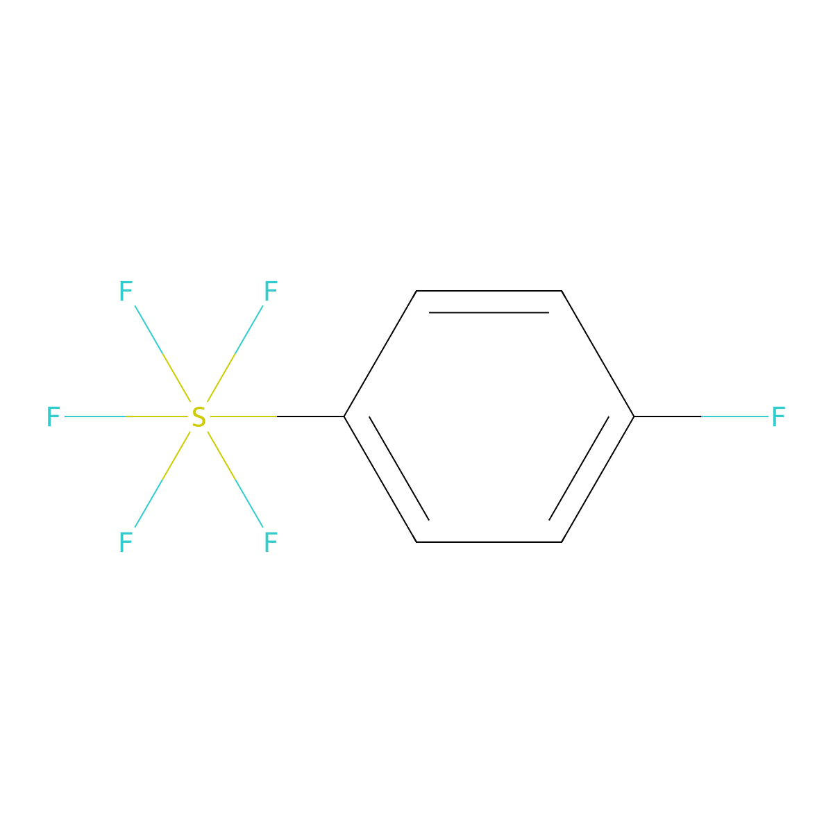 4-Fluorophenylsulfur Pentafluoride molecular structure, CAS 1063625-86-4
