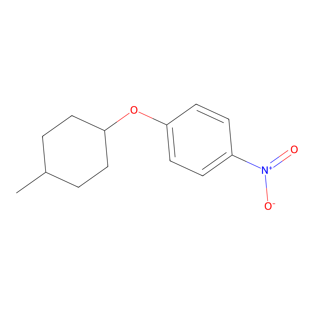 1-((4-Methylcyclohexyl)oxy)-4-nitrobenzene molecular structure, CAS 1063655-77-5