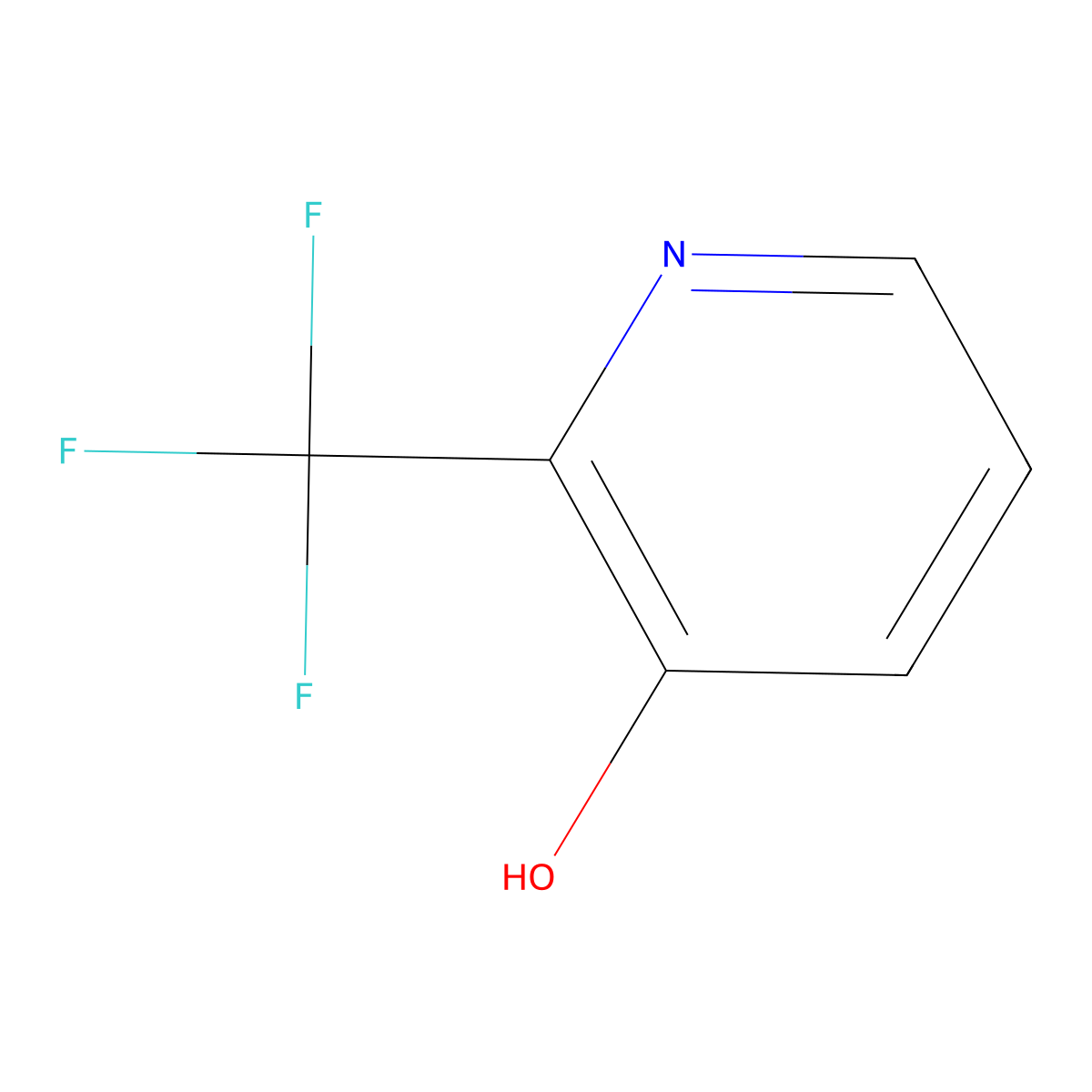 2-(Trifluoromethyl)pyridin-3-ol molecular structure, CAS 1063697-17-5