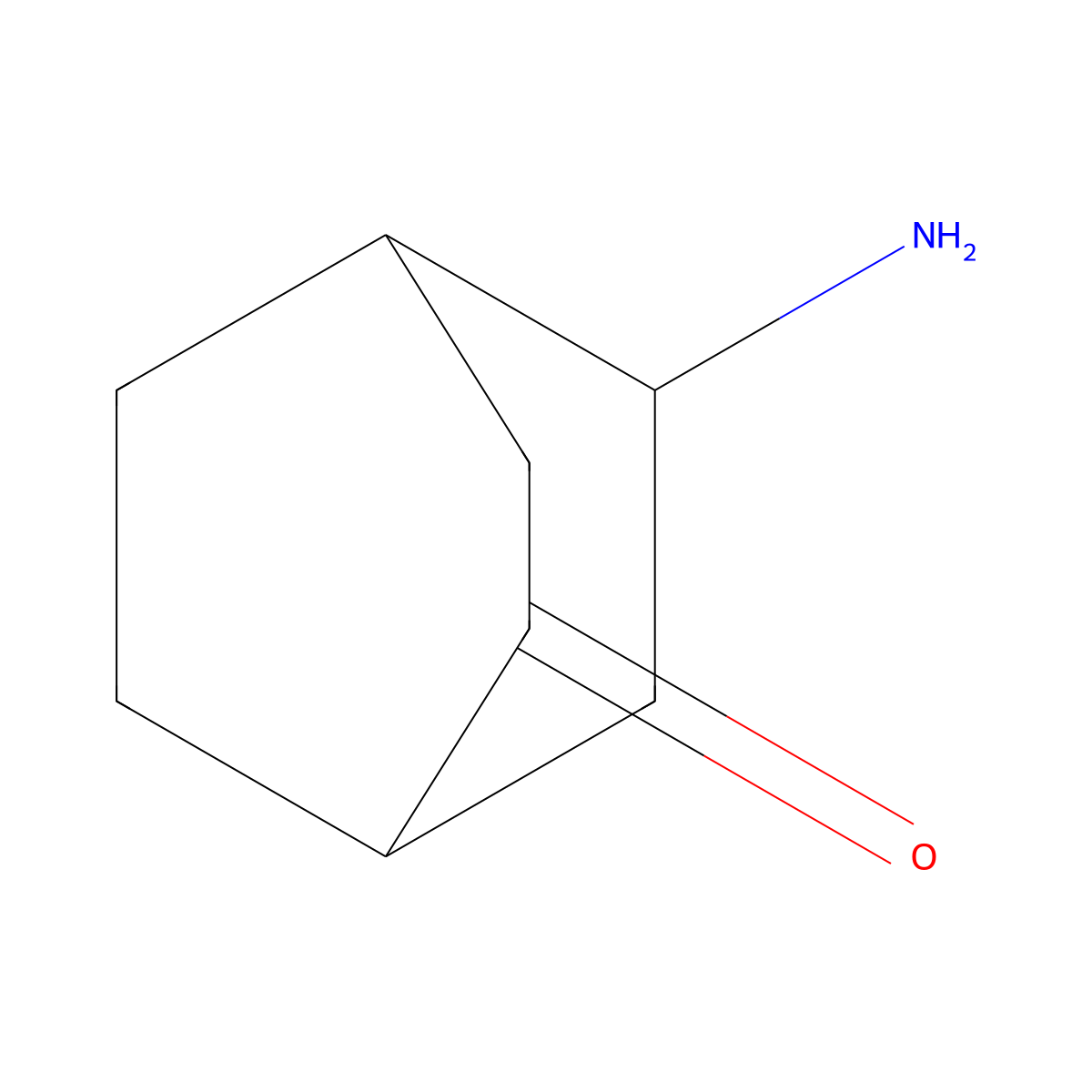 rac-(1R,4R,5R)-5-aminobicyclo[2.2.2]octan-2-one molecular structure, CAS 1063734-14-4