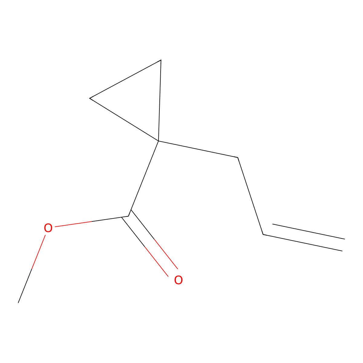 Methyl 1-Allylcyclopropanecarboxylate molecular structure, CAS 106434-82-6