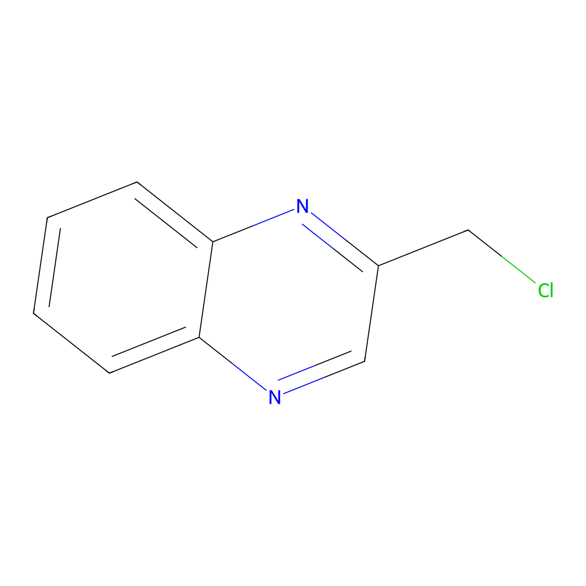 2-(Chloromethyl)quinoxaline molecular structure, CAS 106435-53-4
