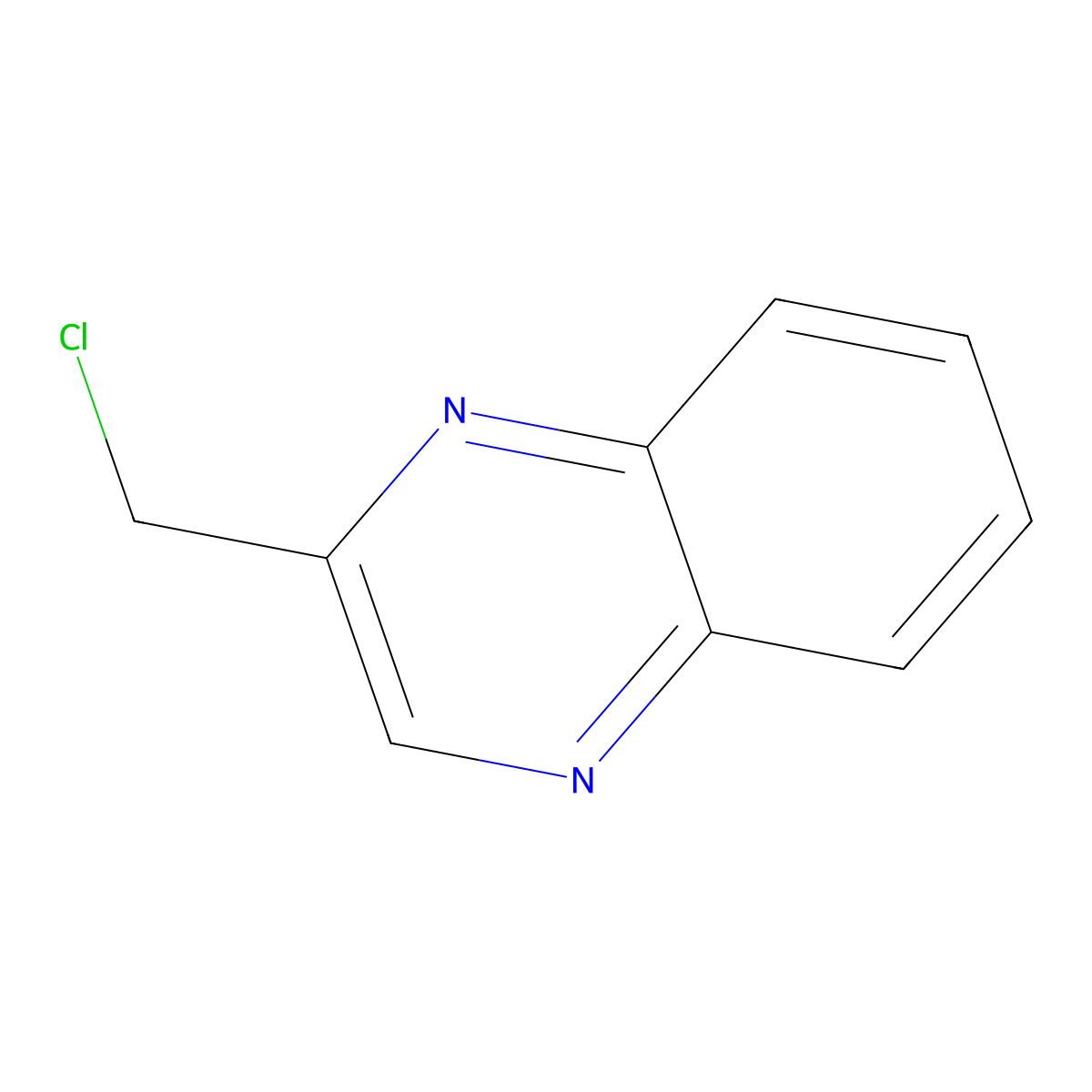 2-(Chloromethyl)quinoxaline molecular structure, CAS 106435-53-4