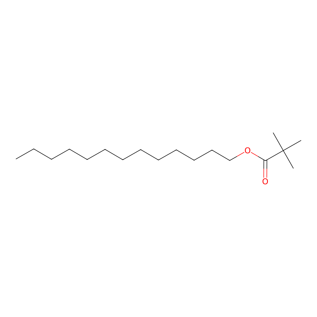 Tridecyl Neopentanoate molecular structure, CAS 106436-39-9