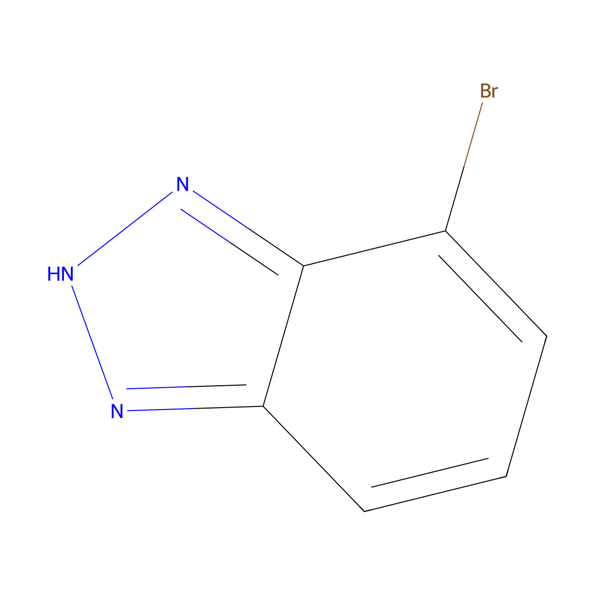 7-bromo-1H-1,2,3-benzotriazole molecular structure, CAS 1064721-11-4