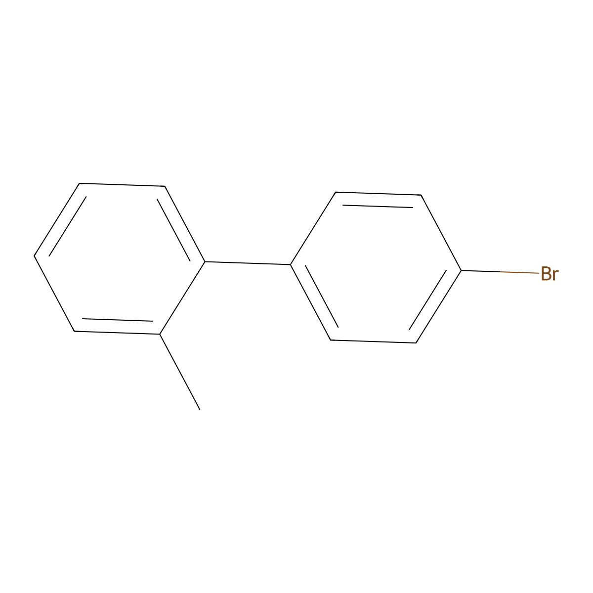 4'-Bromo-2-methyl-1,1'-biphenyl molecular structure, CAS 106475-19-8