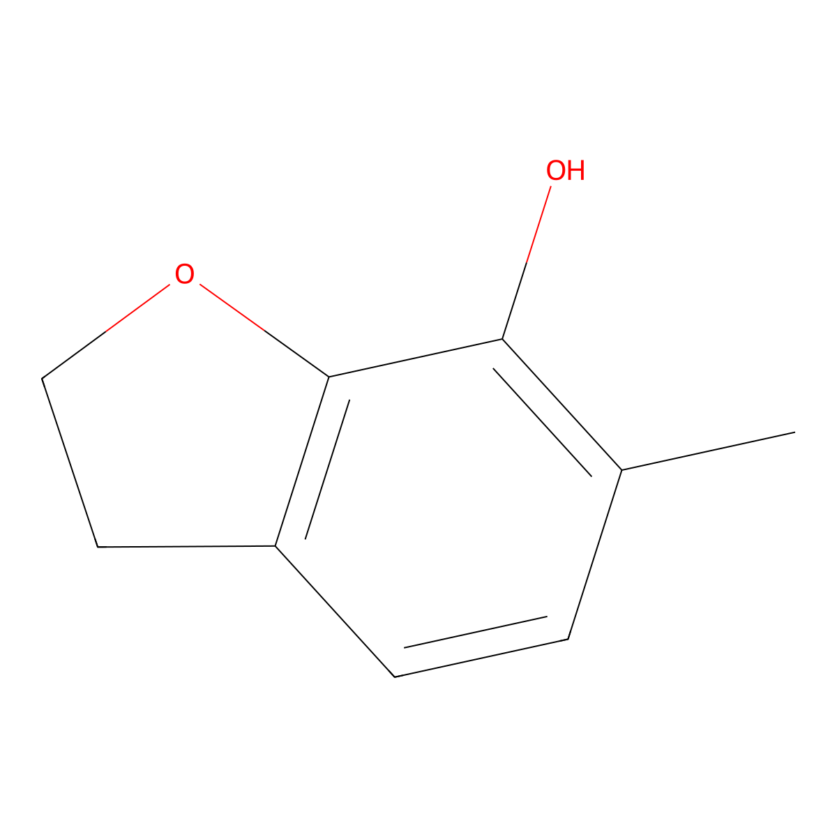 6-Methyl-2,3-dihydro-1-benzofuran-7-ol molecular structure, CAS 1064781-11-8