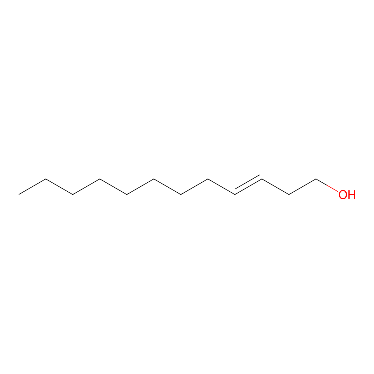 (Z)-Dodec-3-en-1-ol molecular structure, CAS 106487-41-6