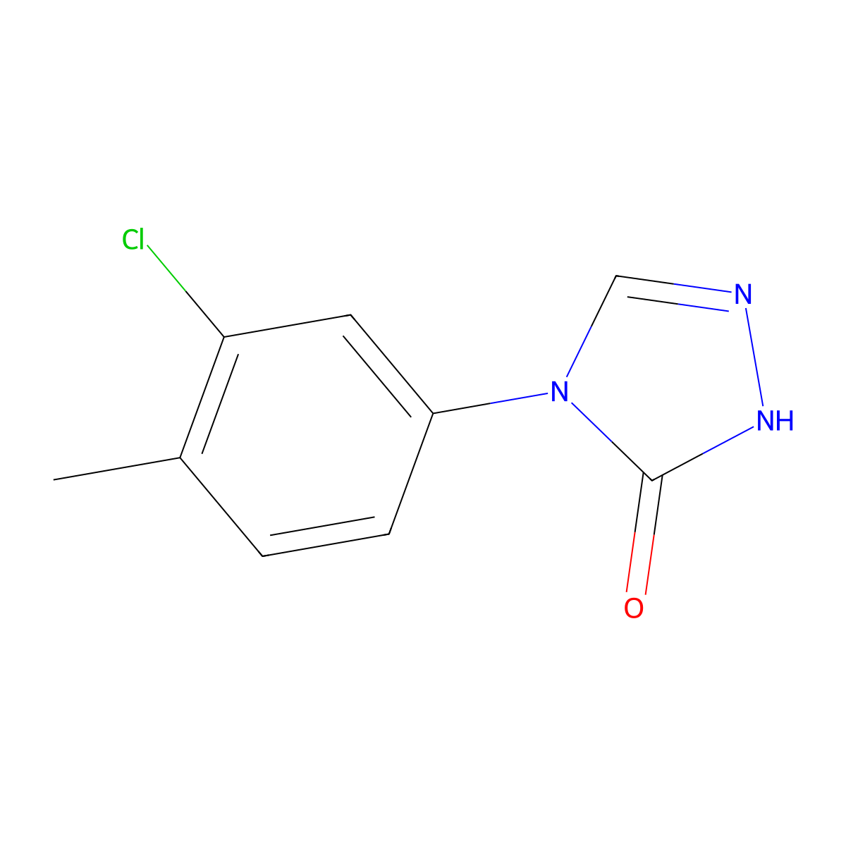 4-(3-Chloro-4-methylphenyl)-1H-1,2,4-triazol-5(4H)-one molecular structure, CAS 1065074-18-1