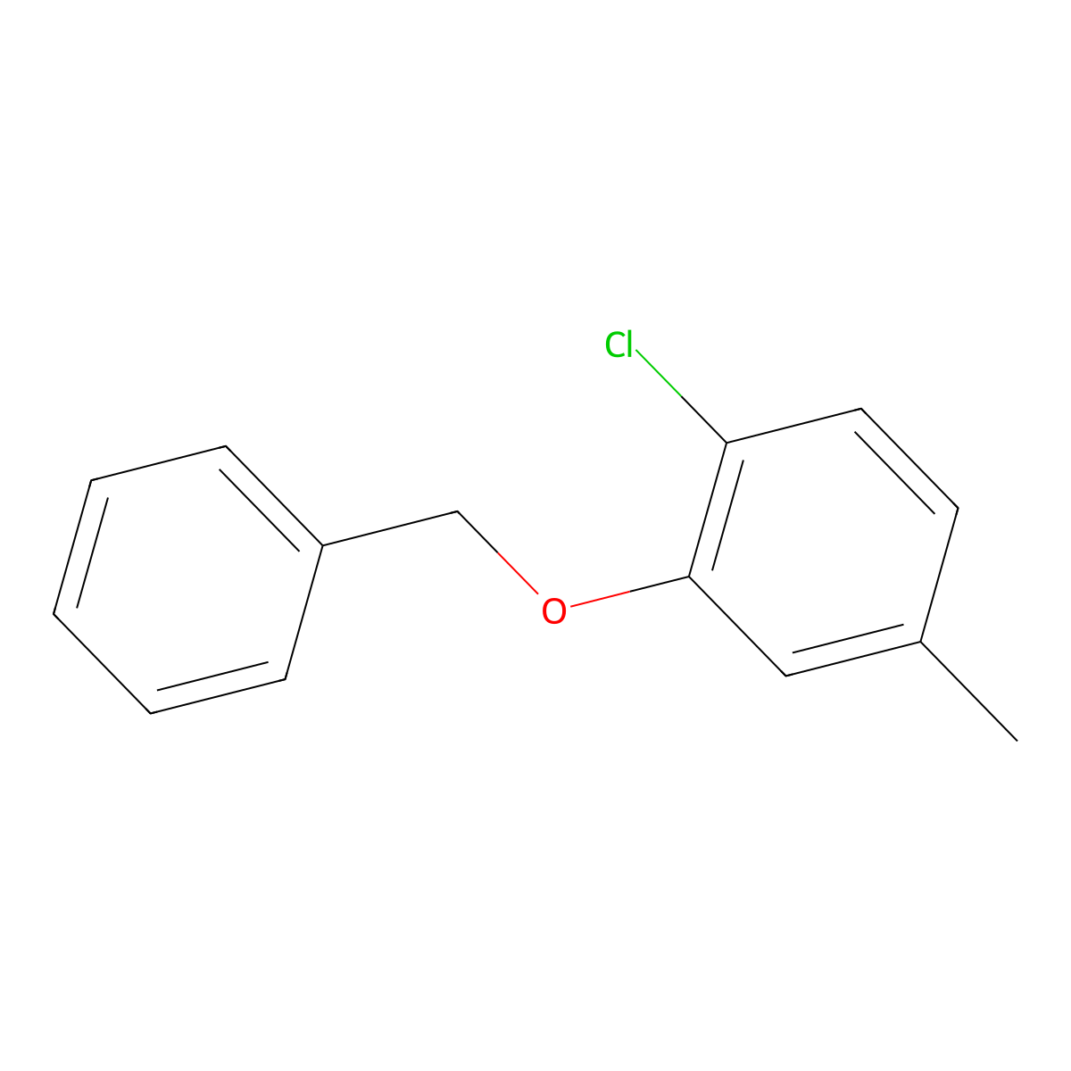 2-(Benzyloxy)-1-chloro-4-methylbenzene molecular structure, CAS 1065074-77-2