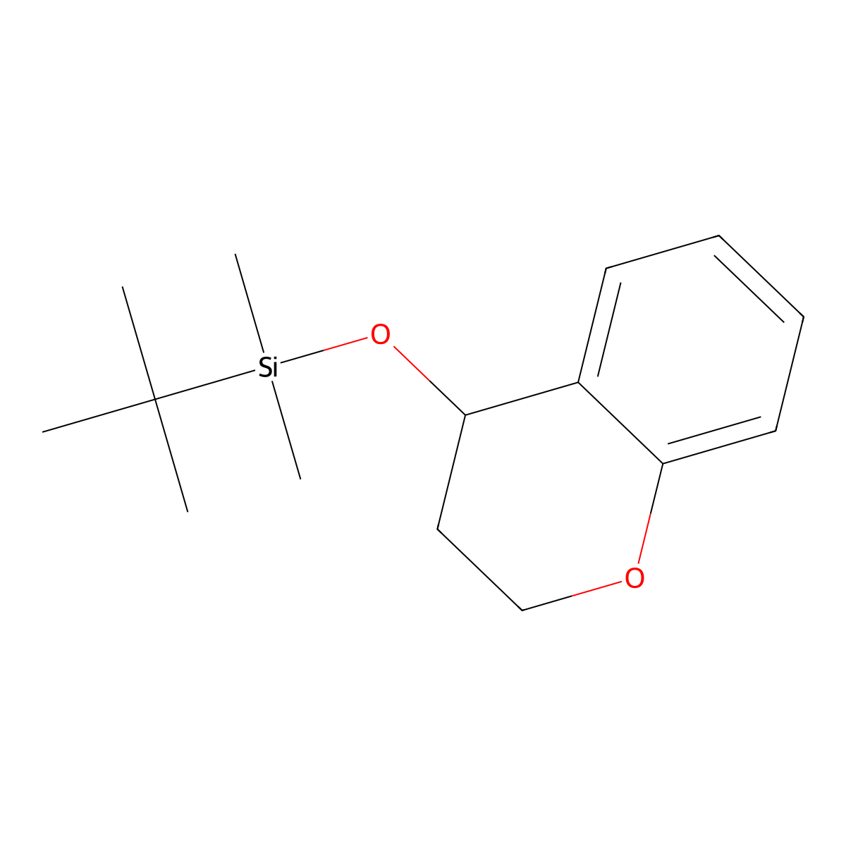 Tert-butyl(chroman-4-yloxy)dimethylsilane molecular structure, CAS 1065075-49-1