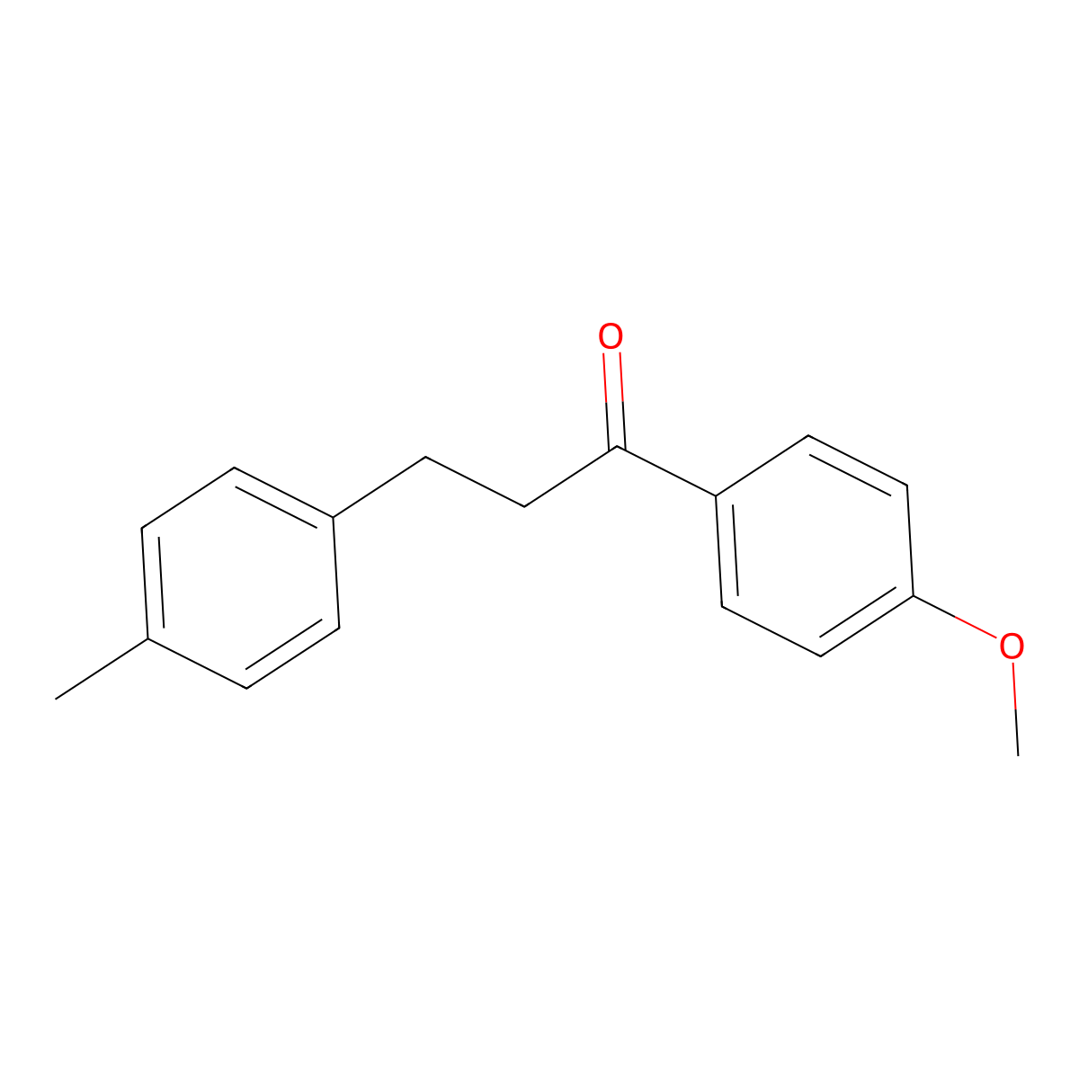 4'-Methoxy-3-(4-methylphenyl)propiophenone molecular structure, CAS 106511-65-3