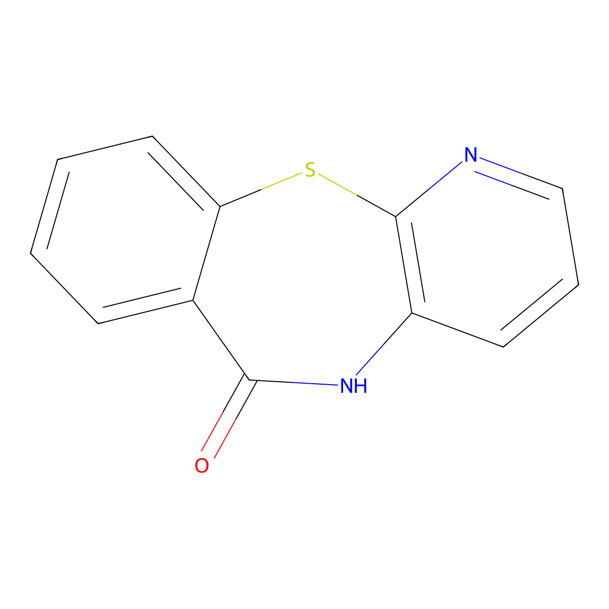 pyrido[2,3-b][1,4]benzothiazepin-6(5H)-one molecular structure, CAS 106515-31-5