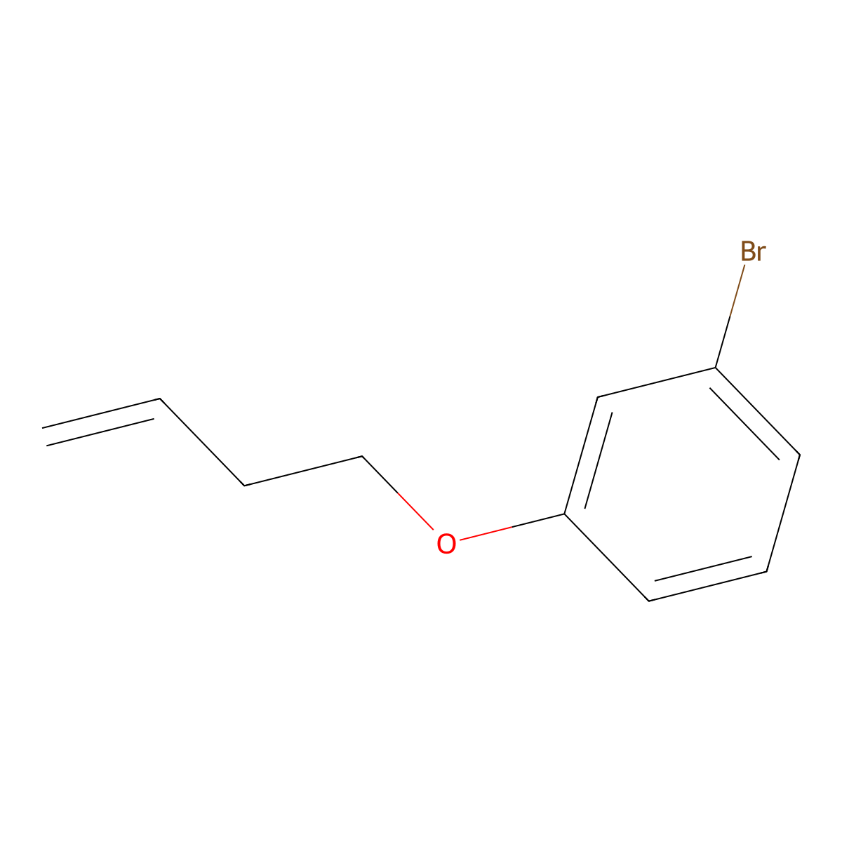 1-Bromo-3-(but-3-en-1-yloxy)benzene molecular structure, CAS 1065169-60-9