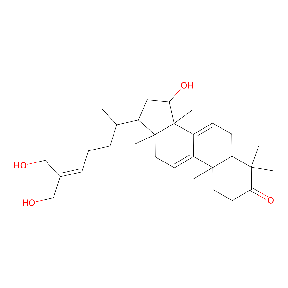 Ganoderiol B molecular structure, CAS 106518-62-1
