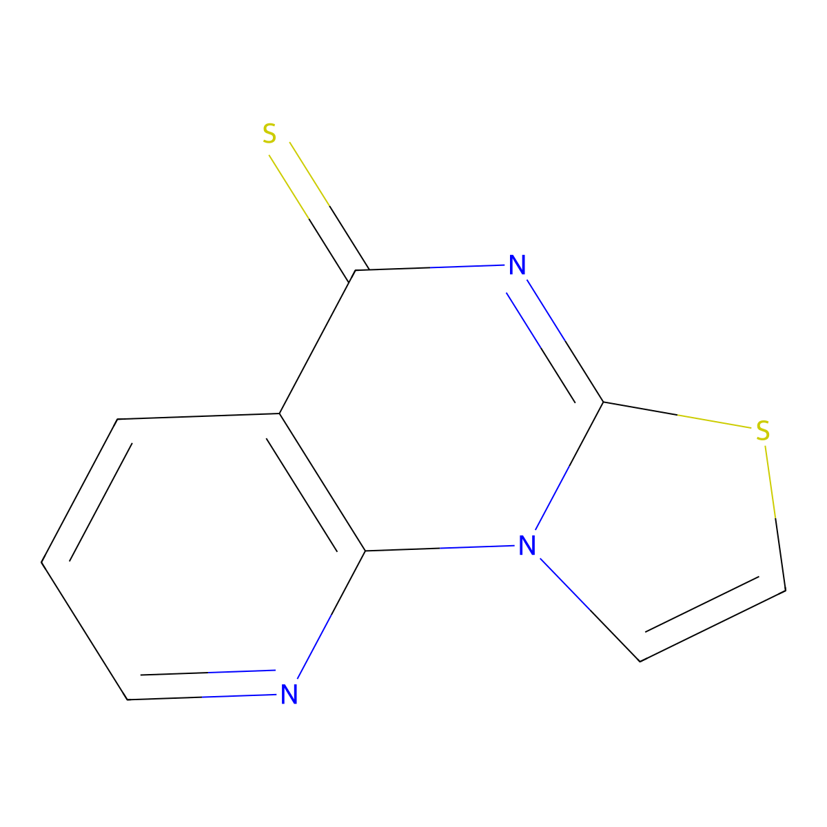 5H-Pyrido[3,2-e]thiazolo[3,2-a]pyrimidine-5-thione molecular structure, CAS 106531-35-5