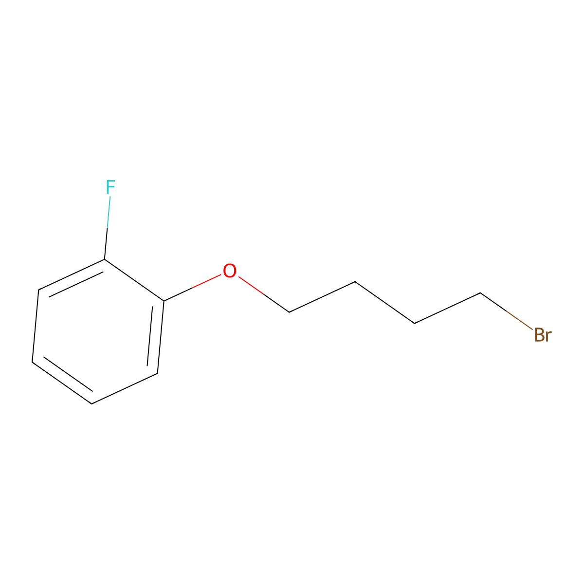 1-(4-Bromobutoxy)-2-fluorobenzene molecular structure, CAS 106558-68-3