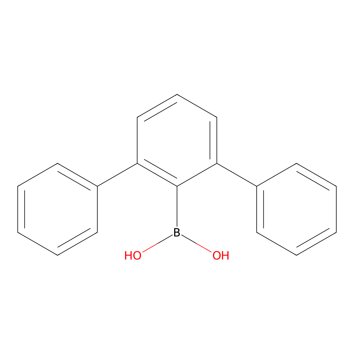 [1,1':3',1''-Terphenyl]-2'-ylboronic acid molecular structure, CAS 1065663-52-6