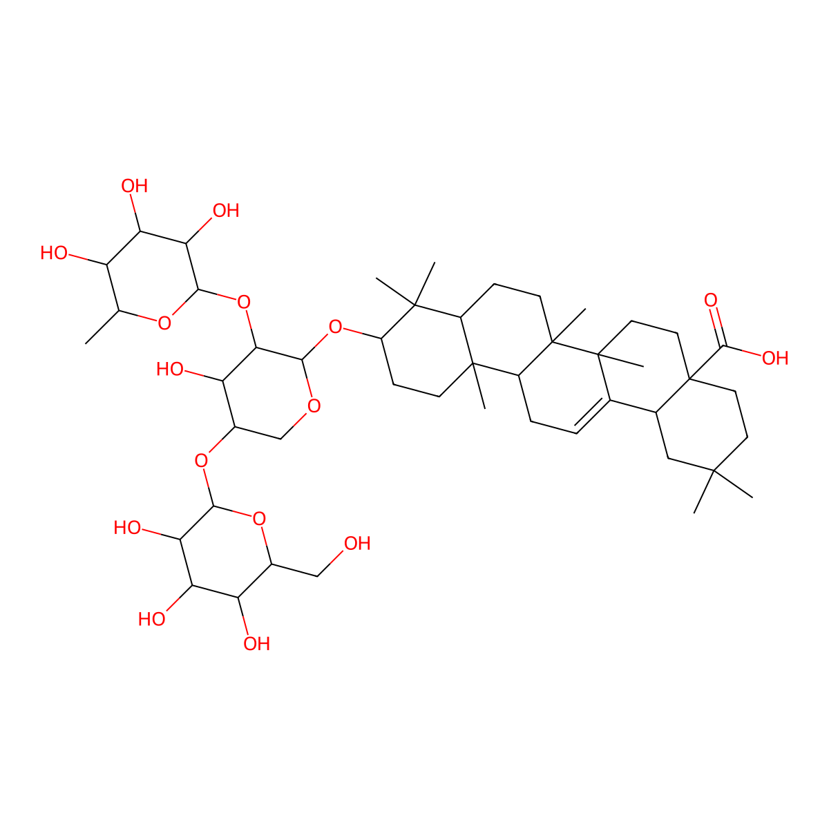 Hederacolchiside A1 molecular structure, CAS 106577-39-3