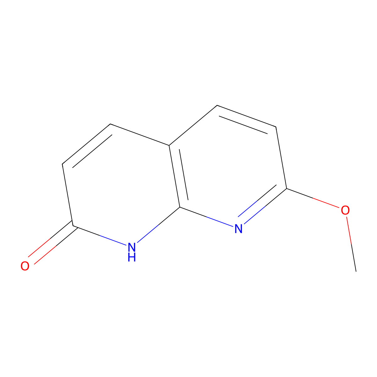 7-Methoxy-1,8-naphthyridin-2(1H)-one molecular structure, CAS 106582-47-2