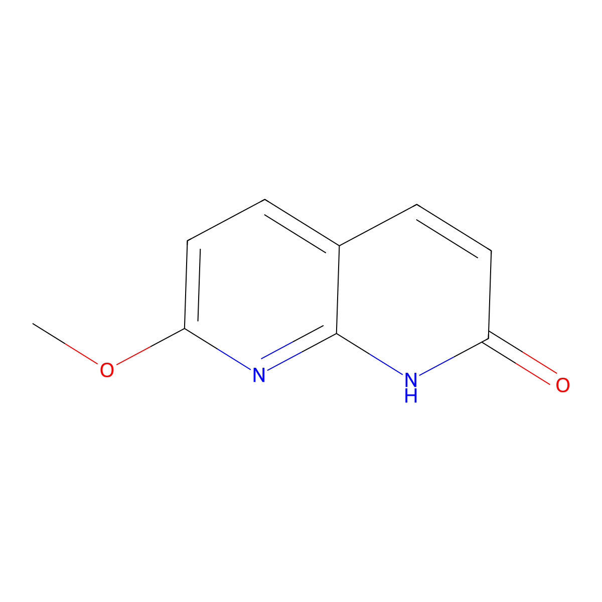 7-Methoxy-1,8-naphthyridin-2(1H)-one molecular structure, CAS 106582-47-2