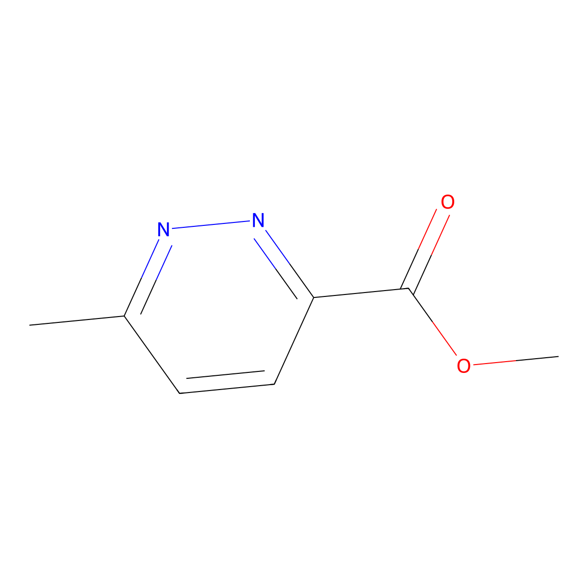 Methyl 6-methylpyridazine-3-carboxylate molecular structure, CAS 106584-51-4