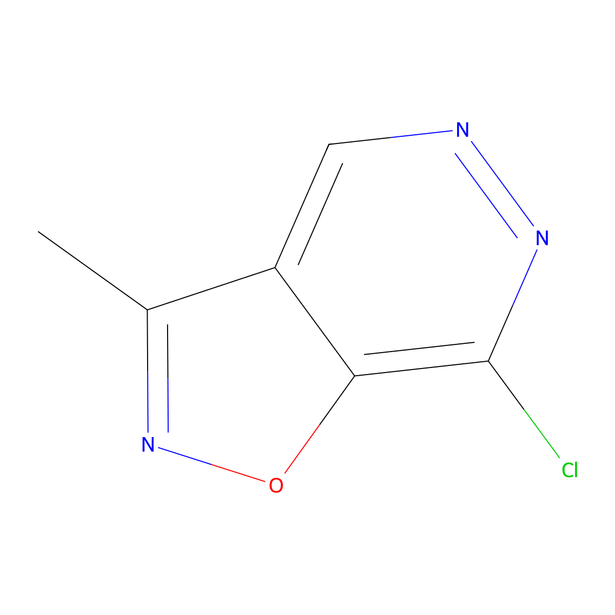 7-Chloro-3-methylisoxazolo[4,5-d]pyridazine molecular structure, CAS 106584-76-3