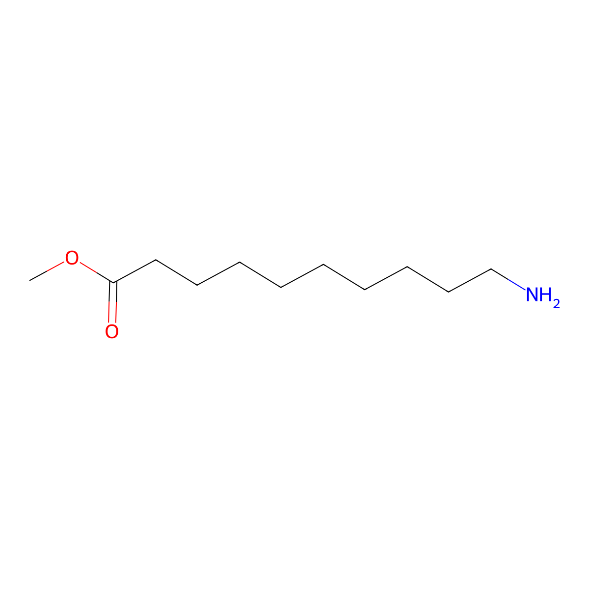 Decanoic acid, 10-amino-, methyl ester molecular structure, CAS 106590-42-5