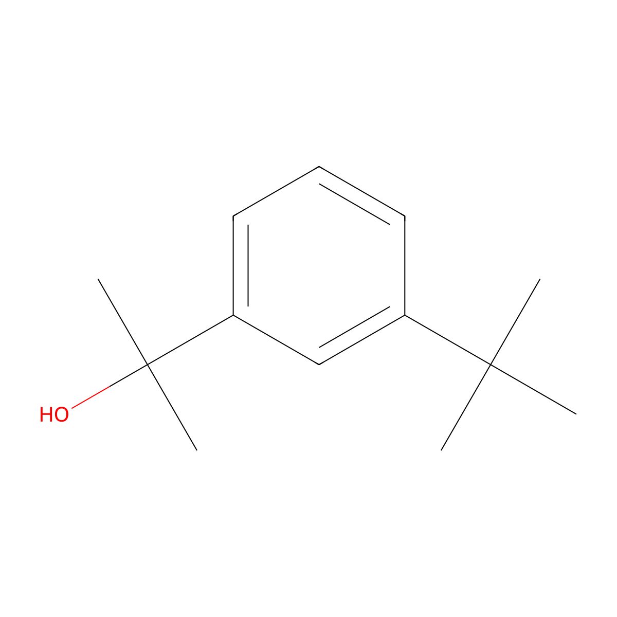 2-(3-Tert-butylphenyl)-2-propanol molecular structure, CAS 106594-40-5