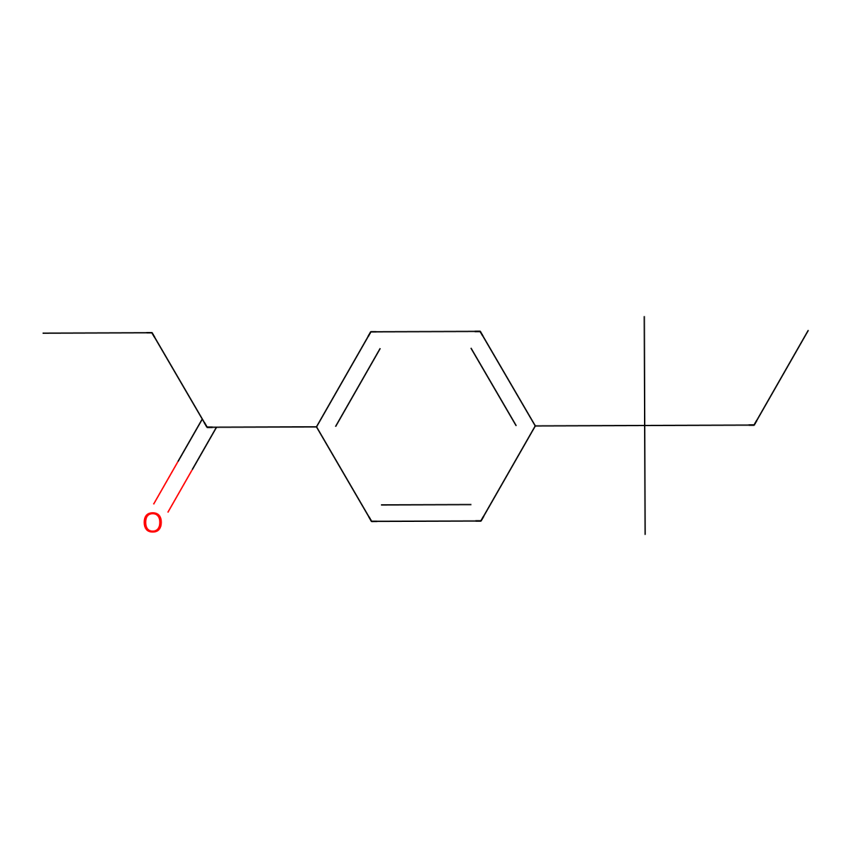 1-(4-(Tert-pentyl)phenyl)propan-1-one molecular structure, CAS 106614-66-8