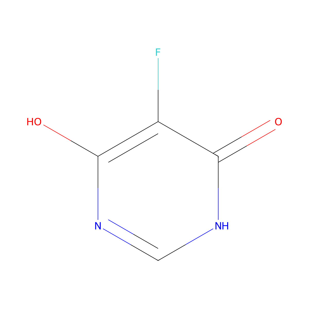 5-Fluoropyrimidine-4,6-diol molecular structure, CAS 106615-61-6