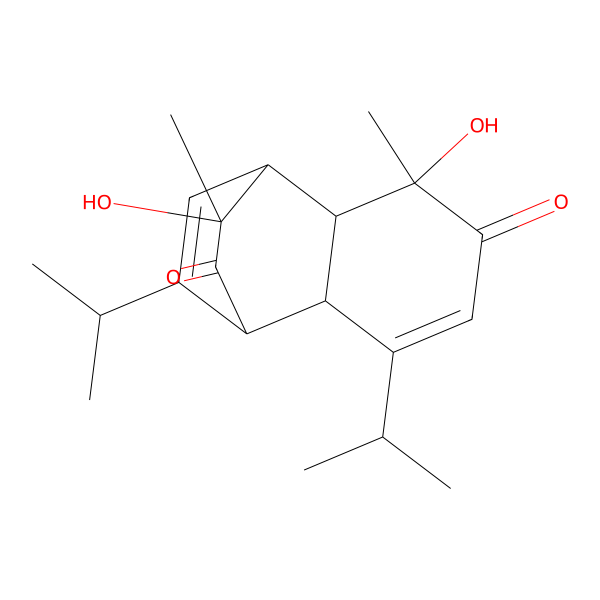 3,10-Dihydroxy-5,11-dielmenthadiene-4,9-dione molecular structure, CAS 106623-23-8