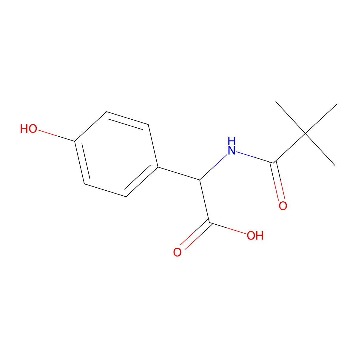 rac-Amoxicillin EP Impurity H molecular structure, CAS 106644-43-3
