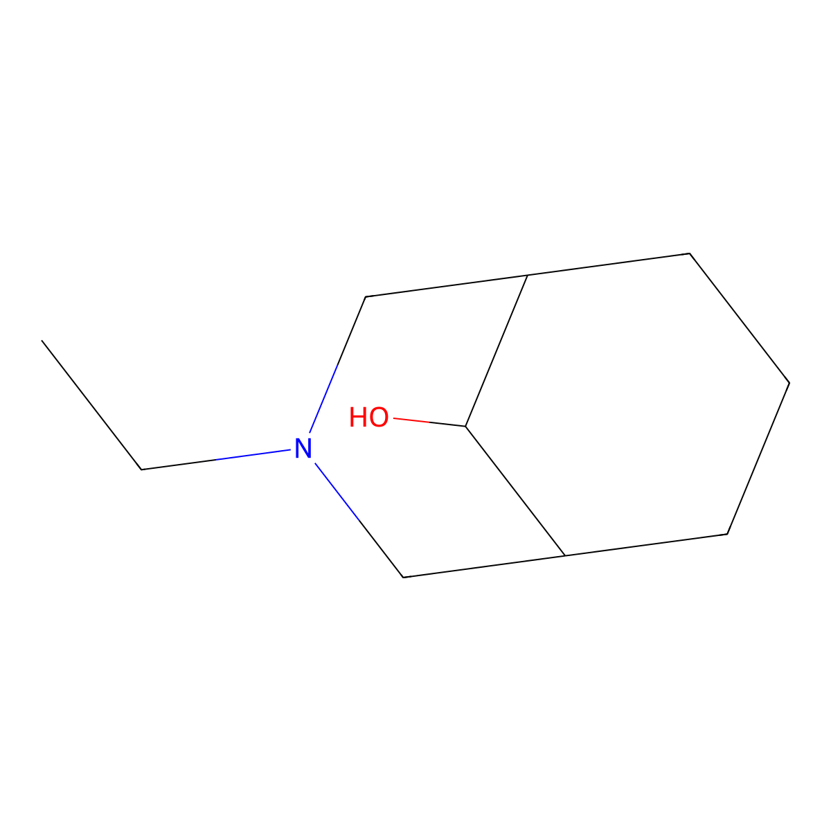 3-Ethyl-3-azabicyclo[3.3.1]nonan-9-ol molecular structure, CAS 106650-05-9