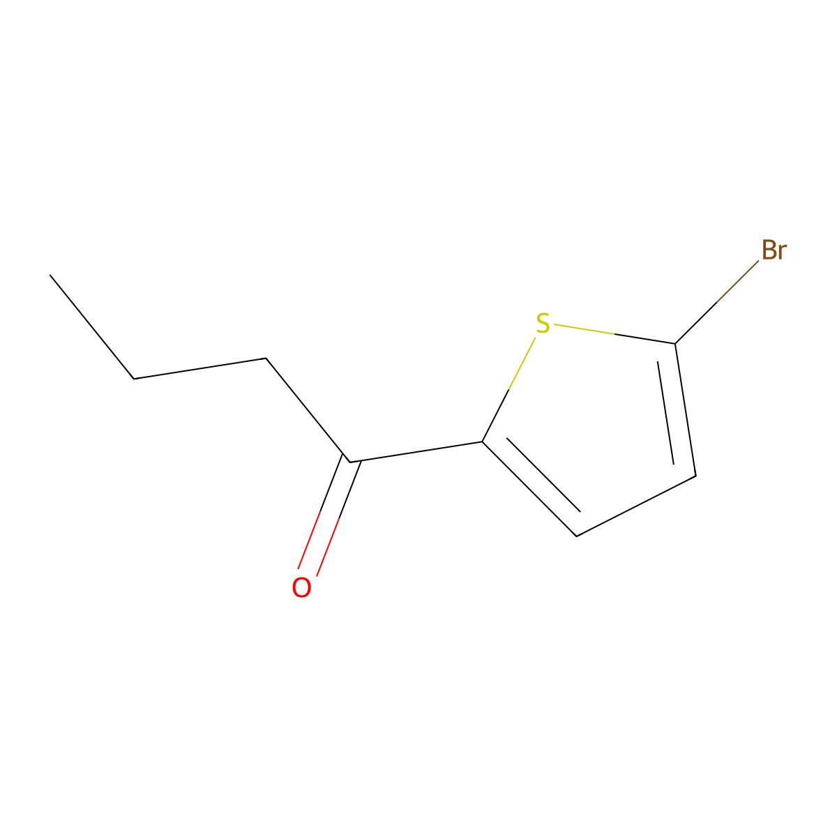1-(5-Bromothien-2-yl)butan-1-one molecular structure, CAS 106652-43-1