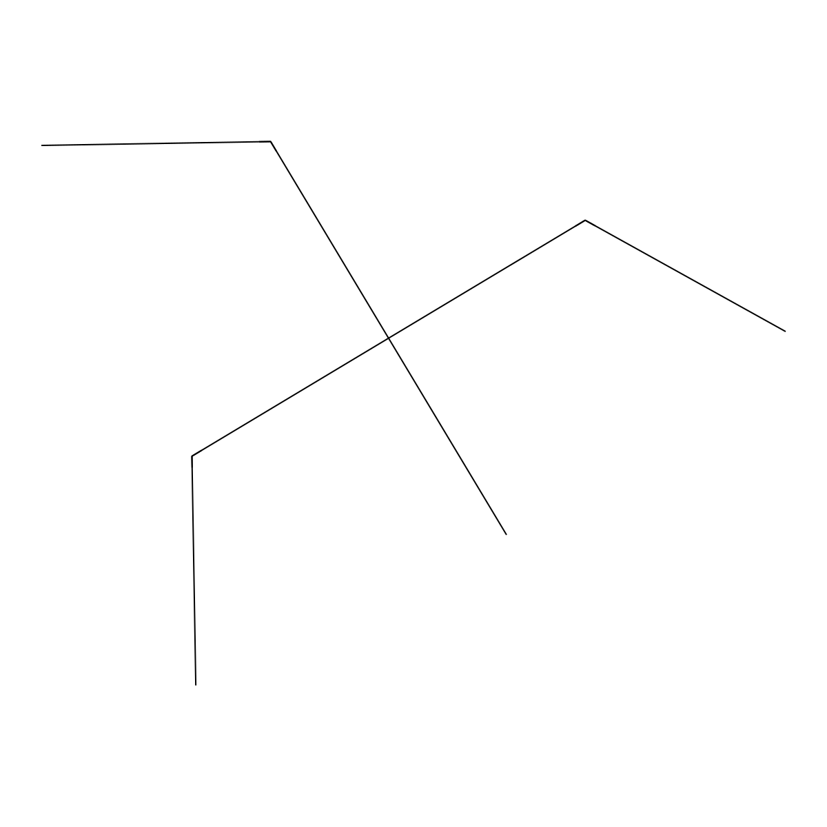 3-Ethyl-3-methylpentane molecular structure, CAS 1067-08-9