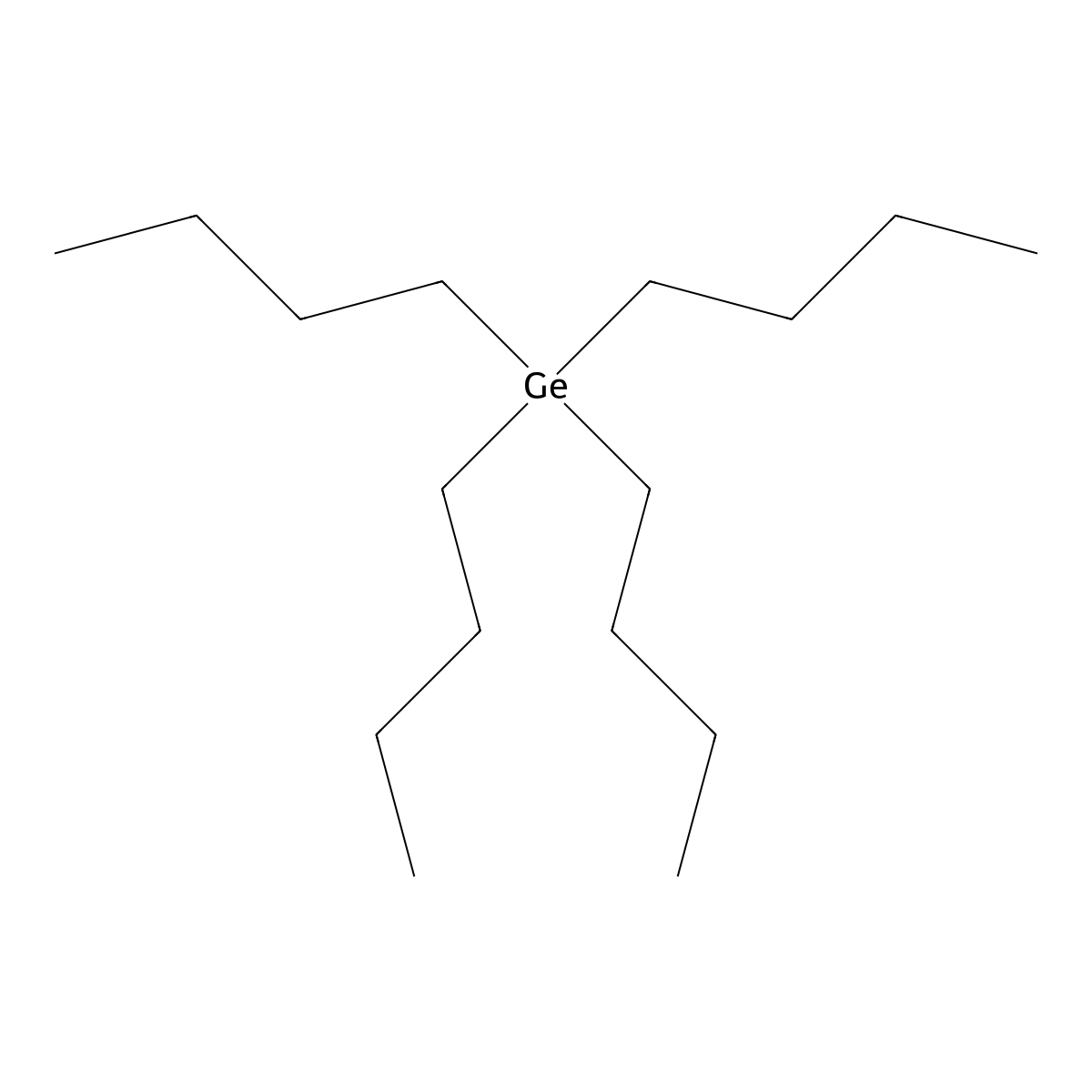 Tetra-n-butylgermane molecular structure, CAS 1067-42-1
