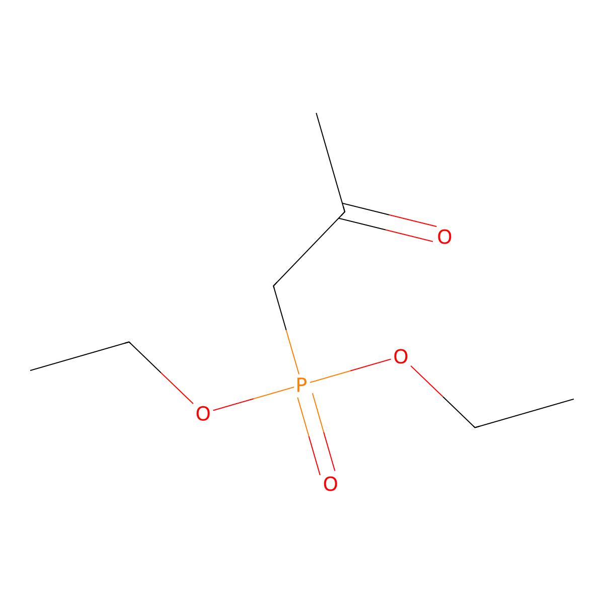 1-Diethoxyphosphorylpropan-2-one molecular structure, CAS 1067-71-6